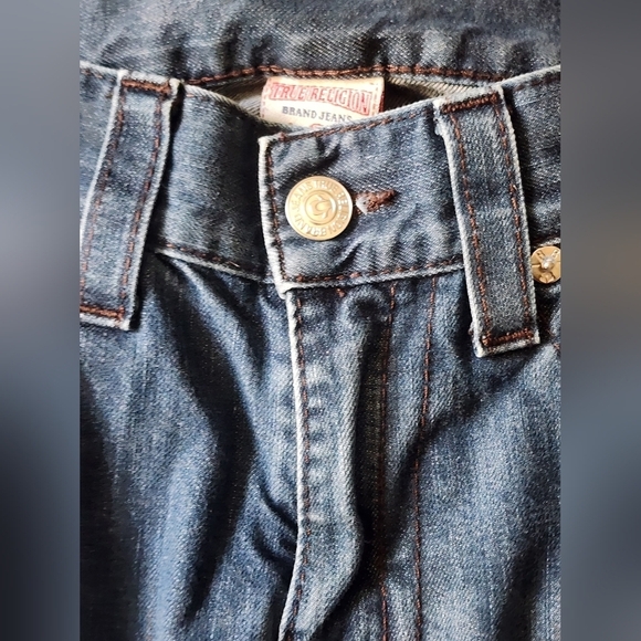 True Religion Vintage Bobby Bootcut Mens Jeans Size 31 - Picture 7 of 16